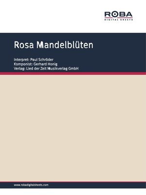cover image of Rosa Mandelblüten